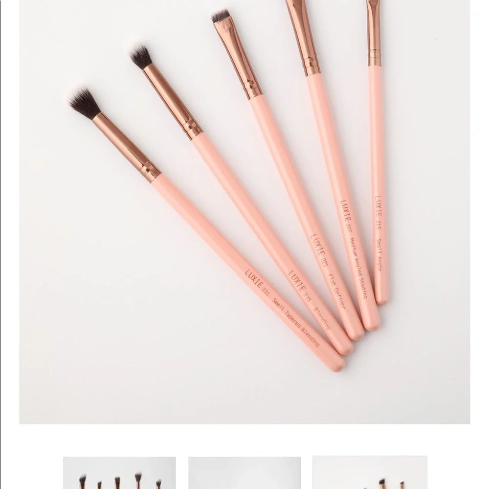 Luxie Eyeconic 5 Hand-Crafted Eyeshadow Brushes